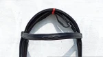 LEATHER HORSE BRIDLE ANATOMICAL COMFORT PADDED WITH FANCY STITCHING & ANTI SLIP REIN