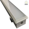 led corner aluminium profile for 12mm strip,wide range led profile with cover for led channel