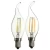 Import LED Filament Candle Lamp E14 220V 4W Antique Style Dimmable Light Bulbs from China