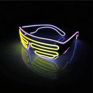 LED Light Sunglasses Blink Glow Glasses Electronic Party Xmas Halloween Gift AC6206