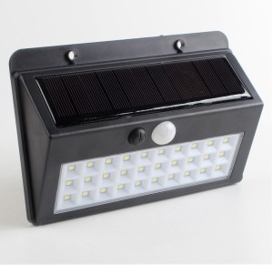 LED Motion Sensor Light Outdoor Solar Charging Human Body Induction Wall Lamp
