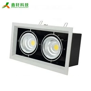 led panel lights fixture led spot lights double heads led  ceiling led recessed downlight