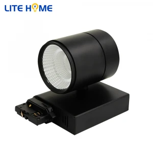 LED tracking light cob downlight power 35w black white aluminum for supermarket hotel home closing stores