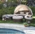 Import Leisure Sunbed Outdoor Furniture Wicker Round Bed With Canopy from China