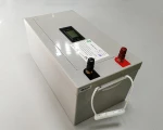LiFePO4 24V Lithium ion battery pack Li Ion 24V 125Ah 100Ah for Solar and Caravan with LCD Display