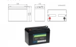 Lifepo4 Deep Cycle Lipo Li-ion 12V 100AH Lithium ion Battery Pack Power 32650 cell for UPS Solar Product