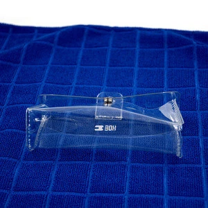 Light portable transparent white pp eye glasses goggle box with button