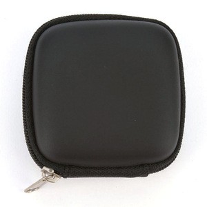 Lightweight  Carrying Zipper Hard Shell  EVA Earphone Storage Case