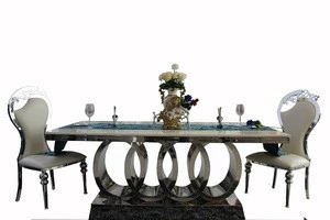 living room restaurant dining table for 5 star hotel presidential suit DH-1405