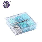 Love Bakery Blue Assorted Candy Box Colorful 2mm Nonpareils  Press Candy Jimmies HALAL Certified Sprinkles Cake Decorations