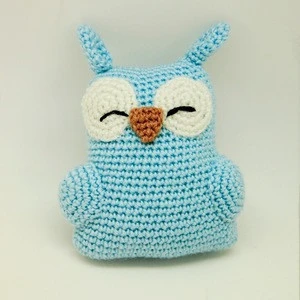 lovely wool owl crochet diy kit