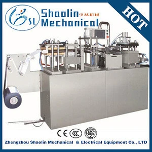 Low consumption automatic disposable plastic cup cover lid making machine with CE standard