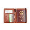 Low price wholesale standard size travel leather passport holder
