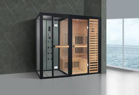 Buy Luxury Bathroom Hydro Massage Steam Shower Rooms With Sauna Combos ...