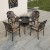 Import Luxury Garden Chairs Outdoor Metal Furniture 6 Seater Patio Set from China