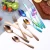 Import Luxury steel stainless dinner spoon fork knife cutlery set stainless steel 5 pcs flatware set from China