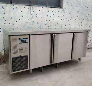 LVNI 1.8M 3 door kitchen built in industrial commercial under counter fridge refrigerator freezer with stainless steel