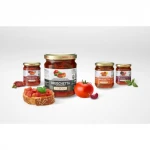 Made in Italy ready to eat mix for bruschetta with fresh tomato and sweet peppers