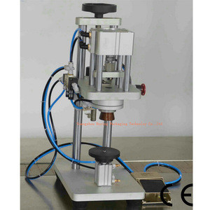 Manual pneumatic crimping tool machine for perfume bottle