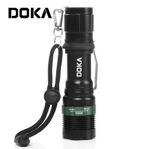 Manufacturers Army Long Distance Strong Light Fast Track Hunting Zoom Rechargeable Flashlight Led Torch Light