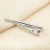 Import Marlary Wholesale Men Style Simple Necktie Tie Clip Bar Pin Business Gift Promotion Blank Silver Tie Bar Clips from China