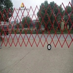 MAXPAND Outdoor Metal Warehouse Gate Quality Temporary Expandable Barrier Folding Aluminum Flexible Safety Fence