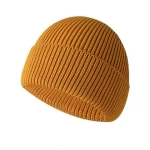 Men Beanie Hat Anti-saliva Protective Custom Logo Winter Beanies Cap Embroidered Bennie Beni Beanie Hat