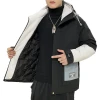 Mens Duck Down Jacket Mens Casual Down Jacket With Hooded Jacket Man
