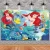 Import Mermaids Princess Backdrop Photography Kids Birthday Party Decoration Banner Photography Backdrop Photo Studio from China