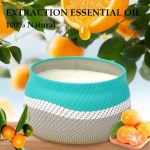 Metal Candle Candy Gift Smokeless National Style Tin Can Candle Wholesale 4 Pack Custom Candle