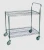 Import Metal chrome hospital trolley from China