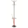 Metal clothes stand with umbrella holder