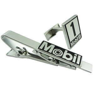 metal tie clip with custom logo