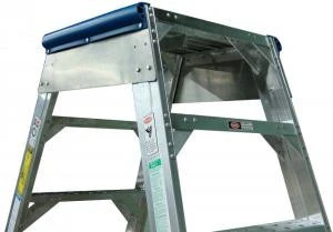 Metallic Ladders Aircraft Maintenance Aluminum Ladders With Heavy  Duty Cast Aluminium Feet