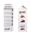 Import milk bottle shaped pop cardboard floor display rack retail band aid patch custom corrugated cardboard standing display from China