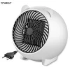 Mini 250W Space Heater Portable Winter Warmer Fan Personal Electric Heater for Home and Office Ceramic Small Heaters (U S Plug)
