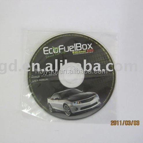 mini cd replication with plastic sleeve packaging