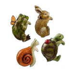 Mini Decorative Resin Garden Ornament For Flower Pot