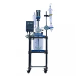 Mini Energy-saving Chemical Continuous Stirred Laboratory Jacketed Glass Reactor  for lab or pilot plant
