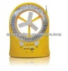 MK-888 Rechargeable electric fan light with radio