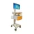 Import mobile hospital laptop workstations doctor trolley office computer trolleys from China