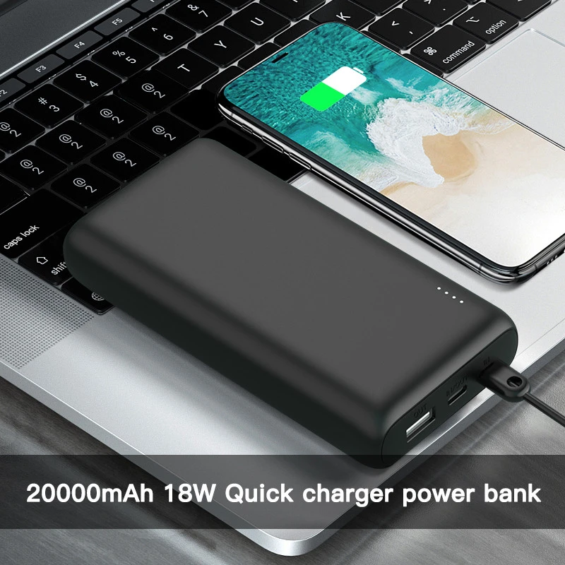 Mobile Phone 20000mAh Li-Polymer Battery Fast Charging Power Bank