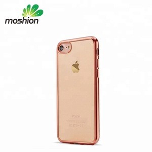 Mobile Phone Accessories Transparent Clear TPU Smart Phone Case for iPhone 7 7Plus