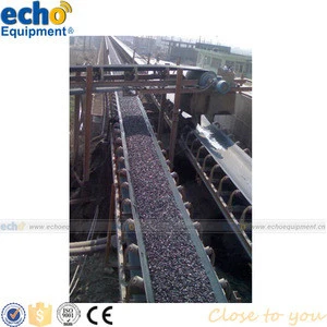 mobile truck container loading belt conveyor for quarry, aggregate plant