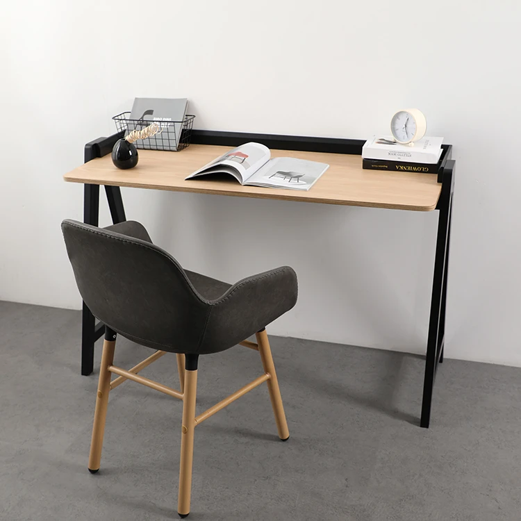 Modern Commercial Furniture Mdf Wood Top Cheap Modern Escrivaninha Escritorio Scrivania Study Home Office Computer Table Desk