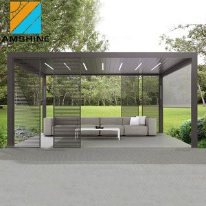 Modern Design Opening Roof Waterproof Aluminium Garden Outdoor Pergola
