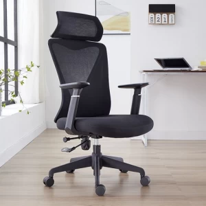 Modern Executive Office Chair High Back Ergonomic Mesh Swivel Office Furniture Chair with Headrest