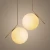 Import Modern Fancy lights for home decoration,Best selling products Iron glass chandelier, round modern glass ball pendant light from China