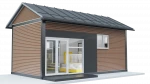 Modern home-style Prefab Houses and Container Houses made of anti-corrosion wood or carved boards