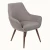 Import Modern luxury leisure chair upholstered living room chair fabric sofa chair from China